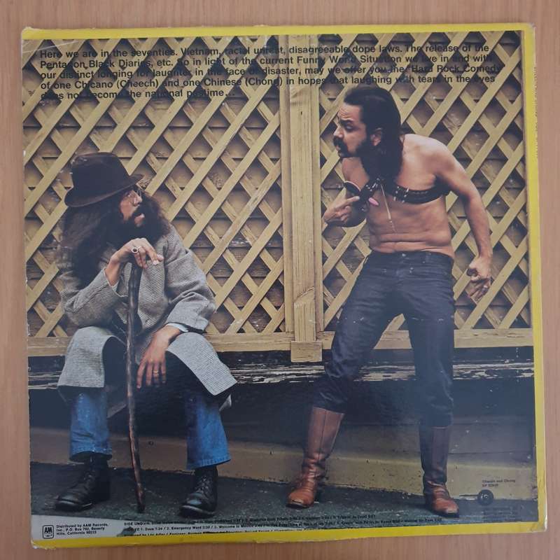Cheech And Chong  Cheech And Chong  Vinyl LP Record - Very-Good+ Quality (VG+) (verygood...