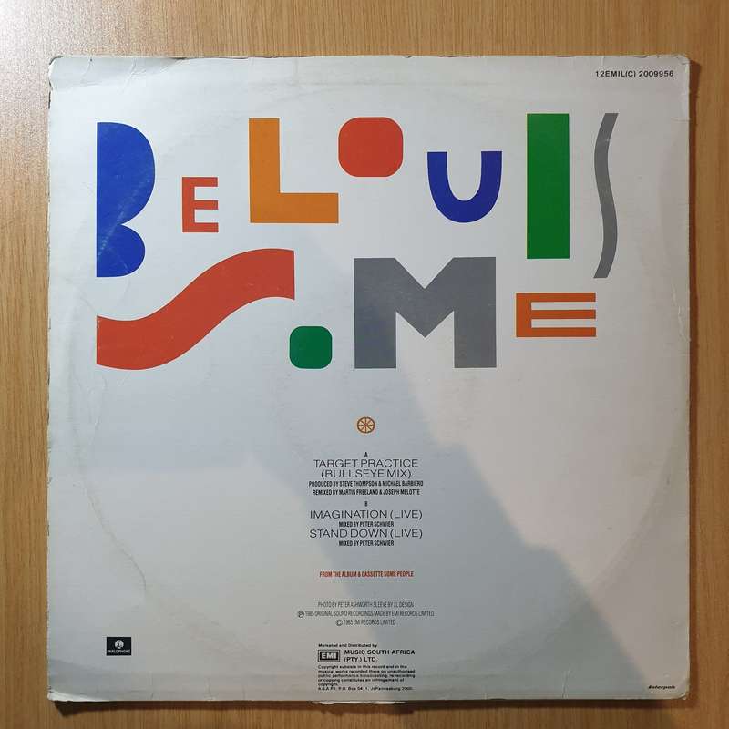 Belouis Some  Target Practice - Vinyl LP Record - Very-Good Quality (VG)  (verry)