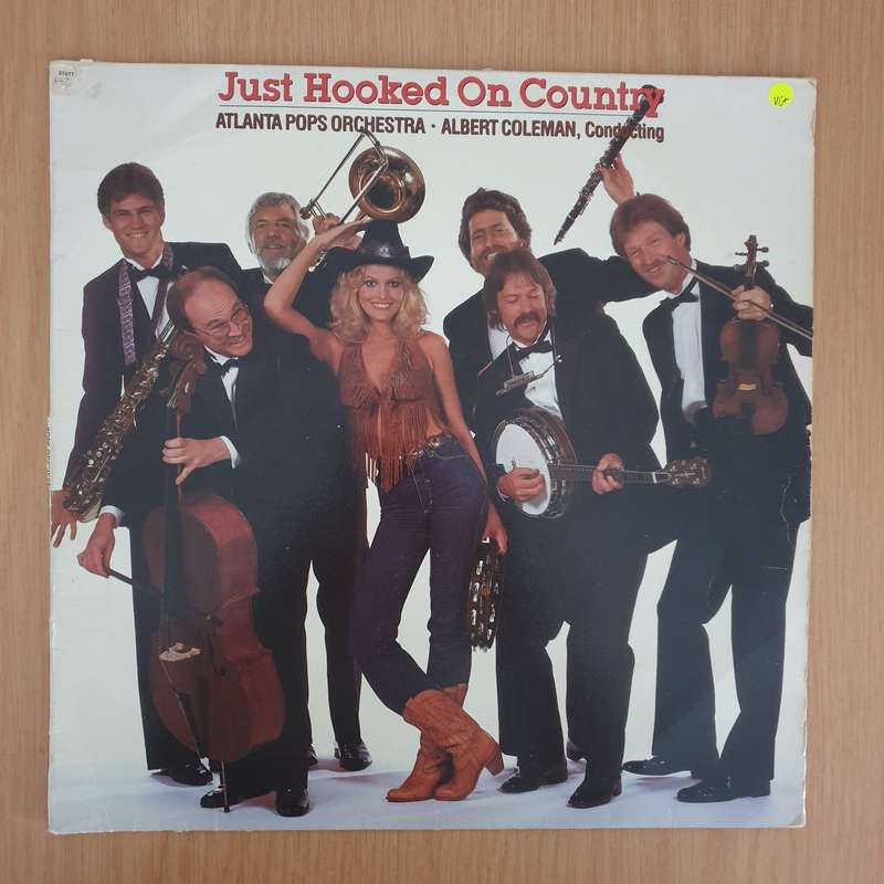Just Hooked On Country - Atlanta Pops Orchestra   Vinyl LP Record - Very-Good+ Quality (VG+) (...