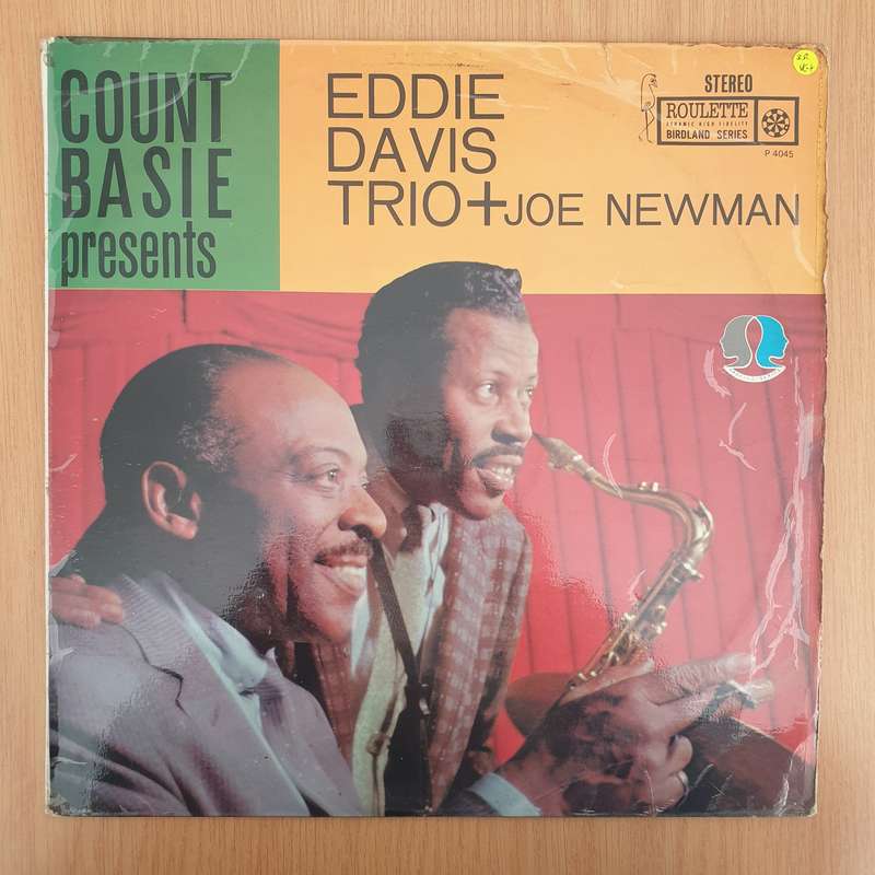 Count Basie Presents Eddie Davis Trio Plus Joe Newman   Vinyl LP Record - Very-Good+ Quality (...