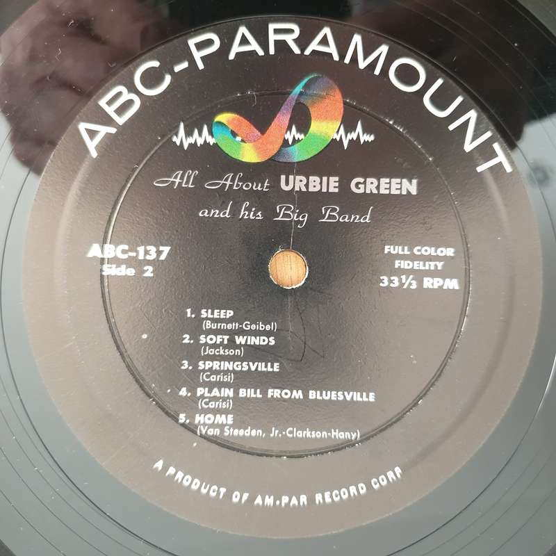 Urbie Green And His Big Band  All About Urbie Green And His Big Band  Vinyl LP Record - Ver...