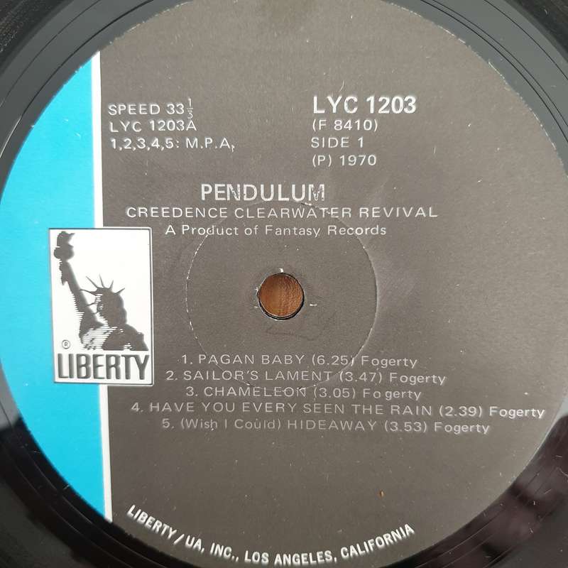 Creedence Clearwater Revival  Pendulum  Vinyl LP Record - Very-Good+ Quality (VG+) (verygoo...