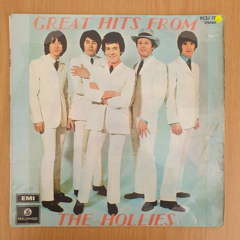 The Hollies  Great Hits From The Hollies - Vinyl LP Record - Very-Good Quality (VG)  (verry)