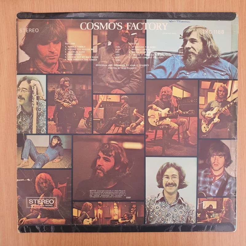 Creedence Clearwater Revival  Cosmo's Factory - Vinyl LP Record  (G+)