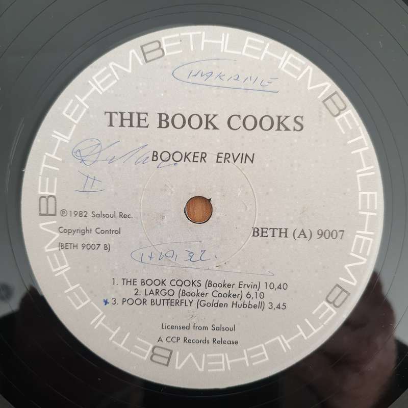Booker Ervin  The Book Cooks  Vinyl LP Record - Very-Good+ Quality (VG+) (verygoodplus)
