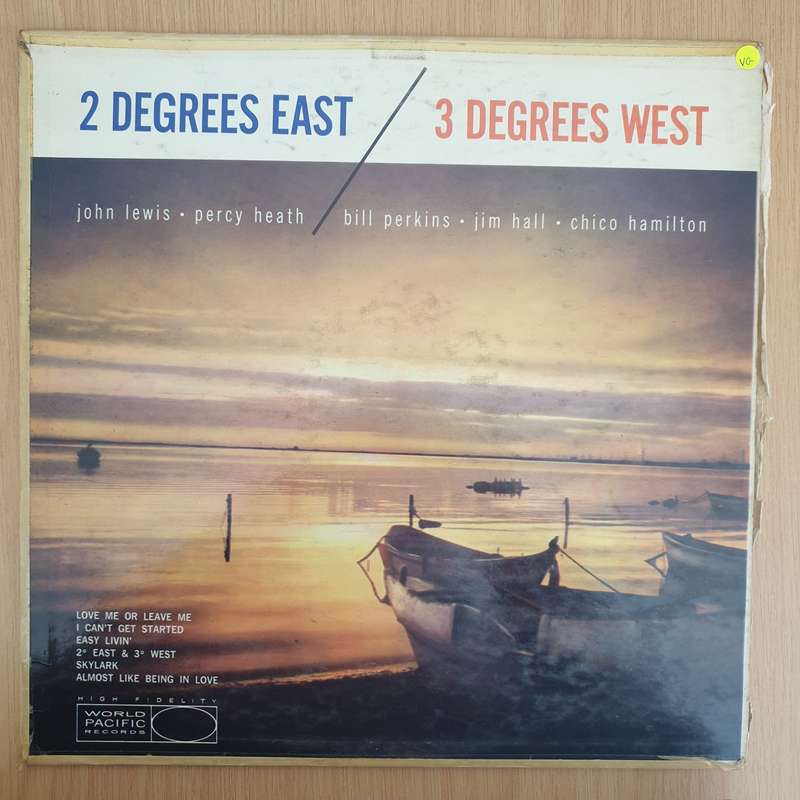 John Lewis   Grand Encounter: 2 Degrees East - 3 Degrees West - Vinyl LP Record - Very-Good Qu...