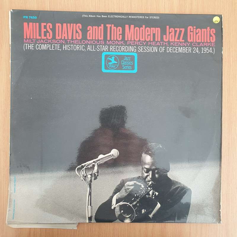 Miles Davis  Miles Davis And The Modern Jazz Giants  Vinyl LP Record - Very-Good+ Quality (...