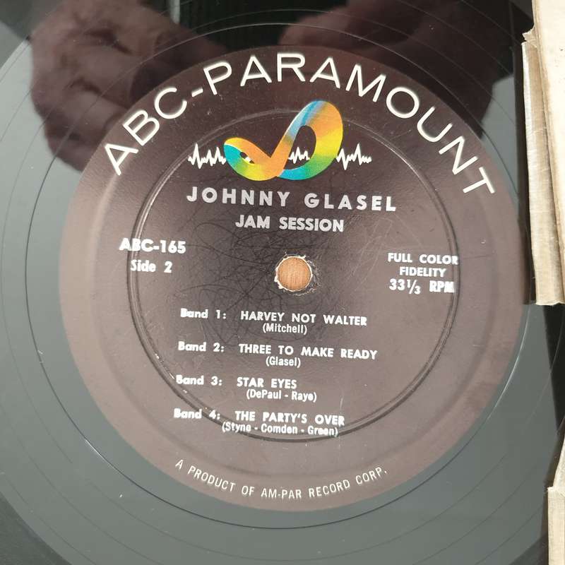 Johnny Glasel  Jazz Session - Vinyl LP Record - Very-Good Quality (VG)  (verry)