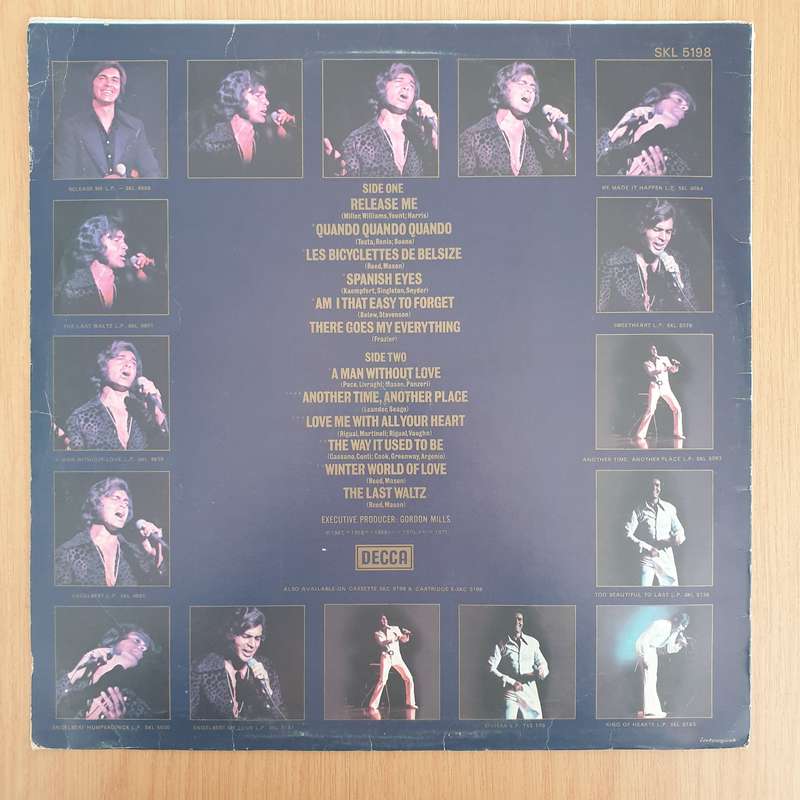 Engelbert Humperdinck  His Greatest Hits - Vinyl LP Record - Very-Good Quality (VG)  (verry)