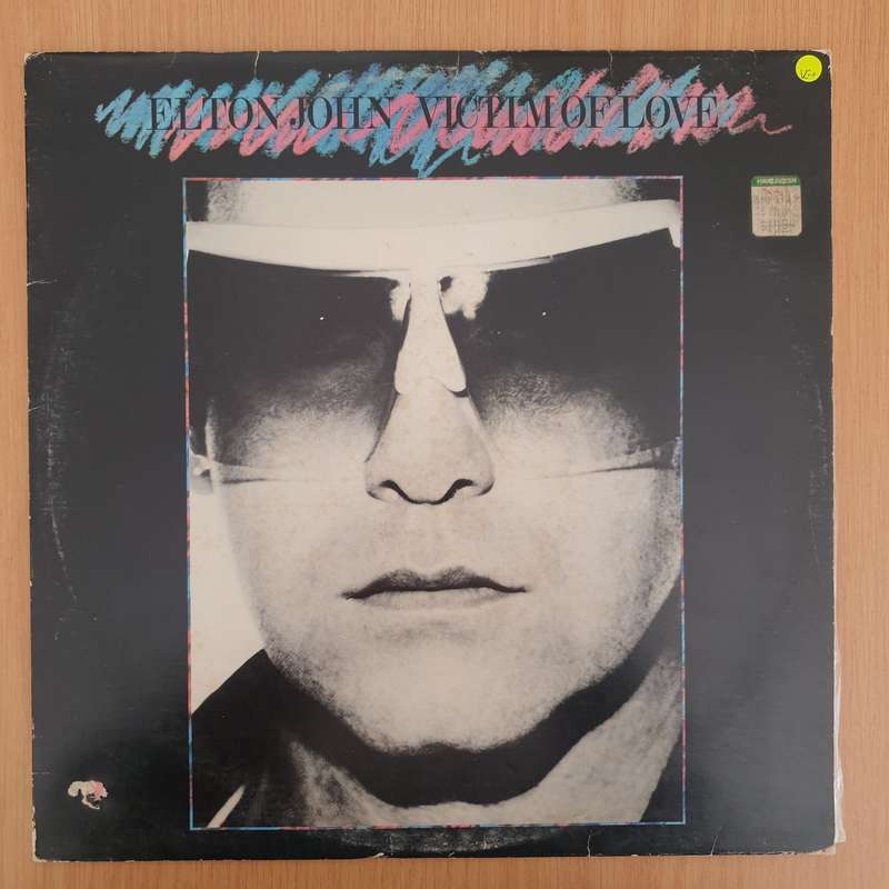 Elton John - Victim Of Love (Import) with Original Lyrics Inner - Vinyl LP Record  - Very-Good+ Q...