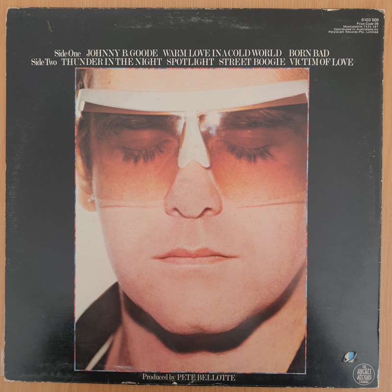 Elton John - Victim Of Love (Import) with Original Lyrics Inner - Vinyl LP Record  - Very-Good+ Q...