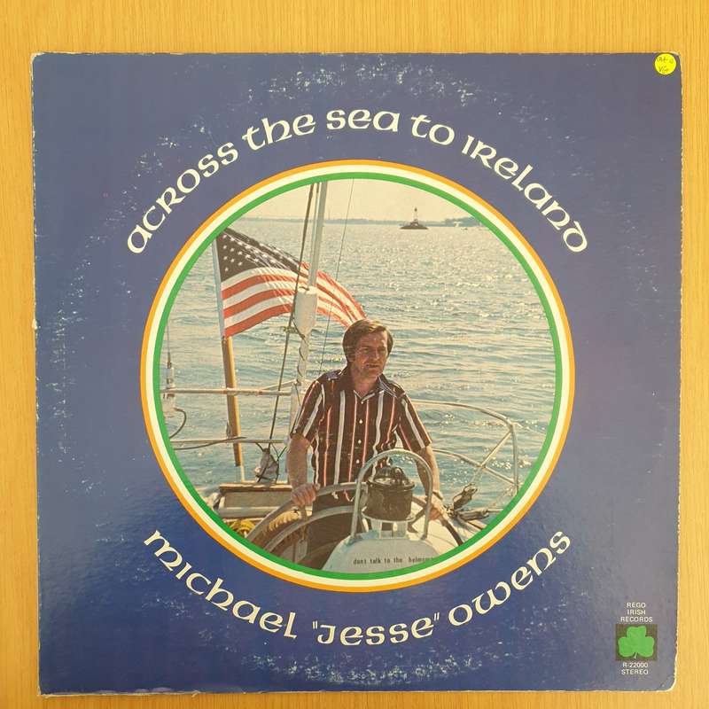 Michael "Jesse" Owens*  Across The Sea To Ireland - Autographed - Vinyl LP Record - Very-Good+...