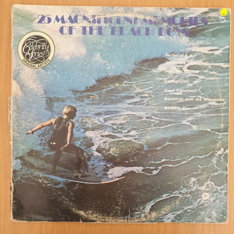 Beach Boys - 25 Magnificent Memories of the Beach Boys - Double Vinyl LP Record - Very-Good Quali...