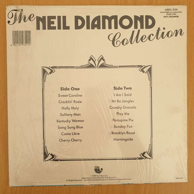 Neil Diamond - The Neil Diamond Collection - Vinyl LP Record - Very-Good+ Quality (VG+) (verygood...