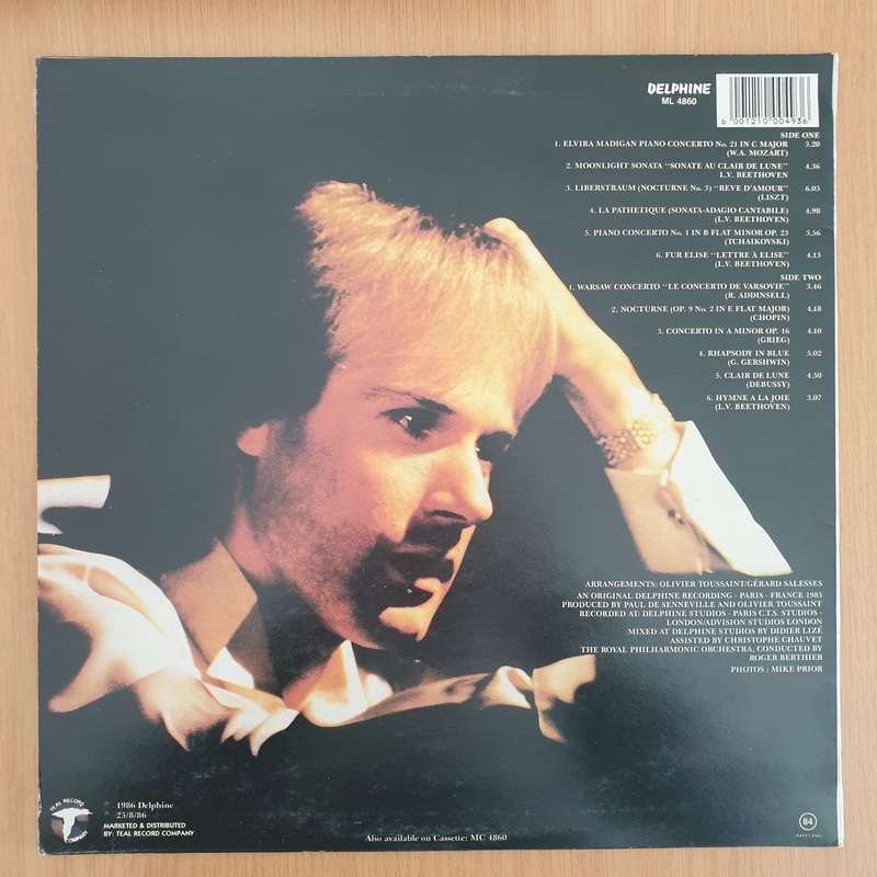 Richard Clayderman With The Royal Philharmonic - Concerto -  Vinyl LP Record  - Opened  - Very-Go...