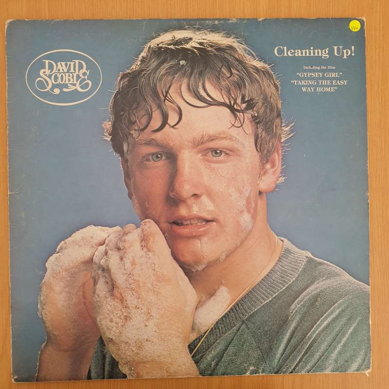 David Scobie  Cleaning Up - Vinyl LP Record - Very-Good+ Quality (VG+) (verygoodplus)
