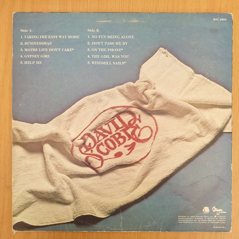 David Scobie  Cleaning Up - Vinyl LP Record - Very-Good+ Quality (VG+) (verygoodplus)