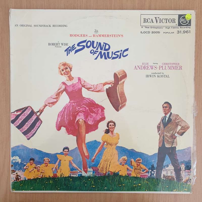 The Sound Of Music - Rodgers & Hammerstein  Vinyl LP Record - Very-Good+ Quality (VG+)