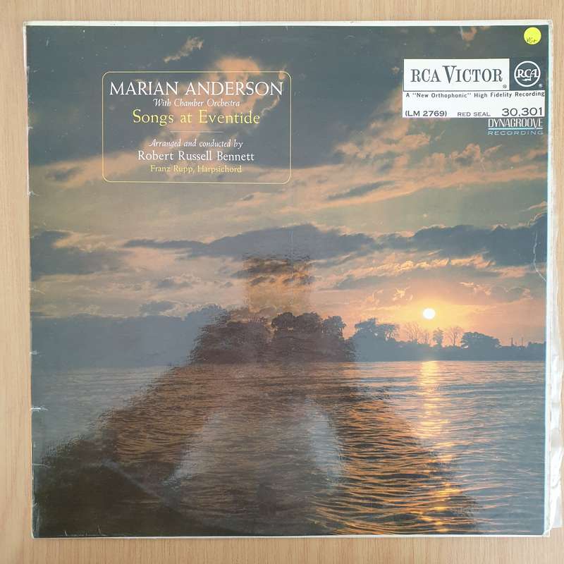 Marian Anderson  Songs At Eventide - Vinyl LP Record - Very-Good+ Quality (VG+) (verygoodplus)