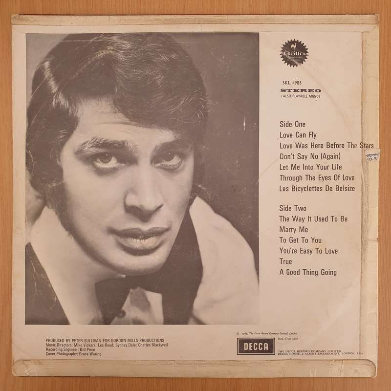 Engelbert Humperdinck  Engelbert - Vinyl LP Record  - Good Quality (G) (goood)