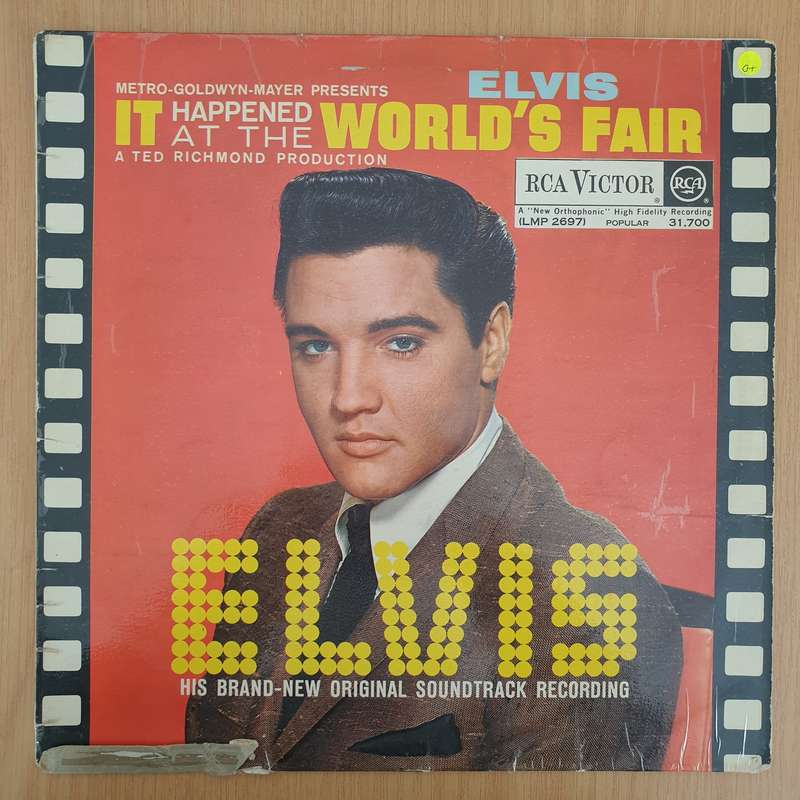 Elvis Presley  It Happened At The World's Fair - Vinyl LP Record - Good+ Quality (G+) (gplus)