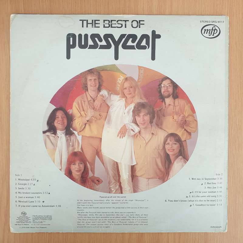 Pussycat  The Best Of Pussycat  - Vinyl LP Record - Very-Good- Quality (VG-) (minus)