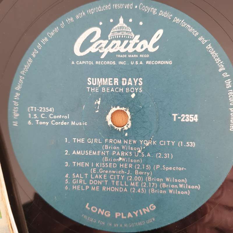 The Beach Boys  Best Of The Beach Boys  - Vinyl LP Record - Good Quality (G)