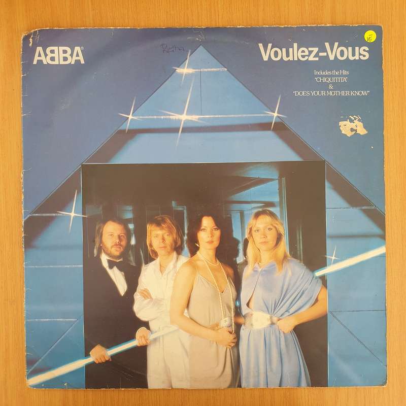 Abba - Voulez Vouz - Vinyl LP Record - Very-Good- Quality (VG-) (minus)