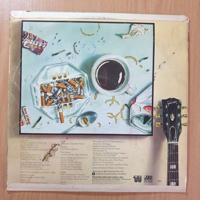 Dennis Coffey  Back Home - Vinyl LP Record - Very-Good Quality (VG)  (verry)