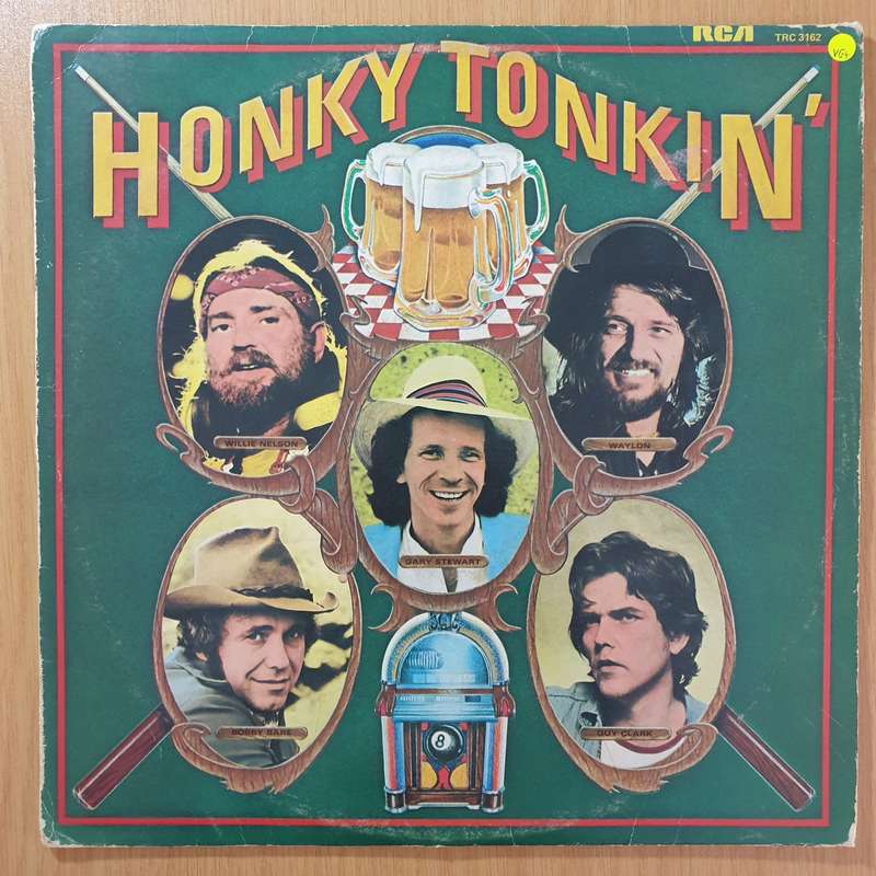 Honky Tonkin' - Various Artists (Country) - Vinyl LP Record - Very-Good+ Quality (VG+) (verygoodp...