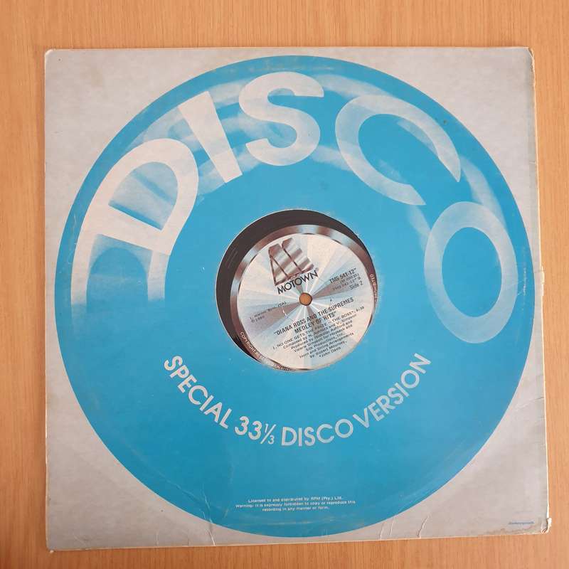 Diana Ross And The Supremes - Medley of Hits - Vinyl LP Record - Very-Good Quality (VG)  (verry)