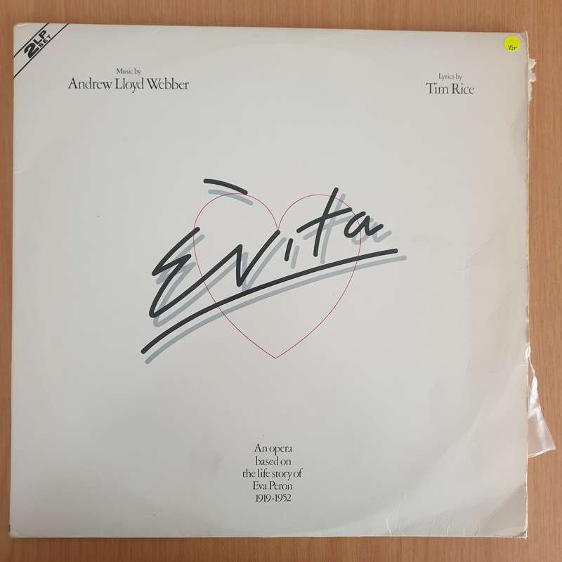 Andrew Lloyd Webber, Tim Rice  Evita - Julie Covington - with Show Booklet - Vinyl LP Recor...