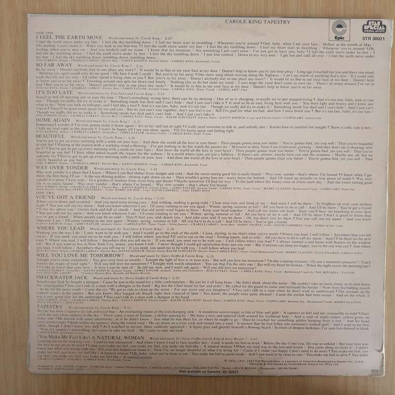 Carole King - Tapestry -  Star Special Original Artists - Vinyl LP Record - Very-Good+ Quality (V...