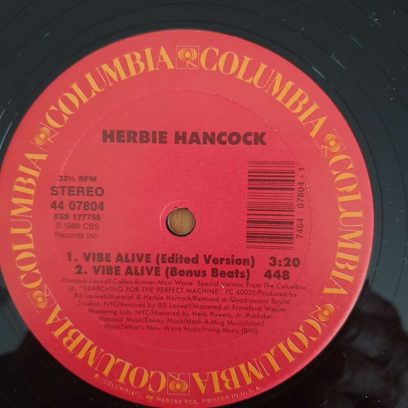 Herbie Hancock  Vibe Alive - Vinyl LP Record - Very-Good+ Quality (VG+) (verygoodplus)
