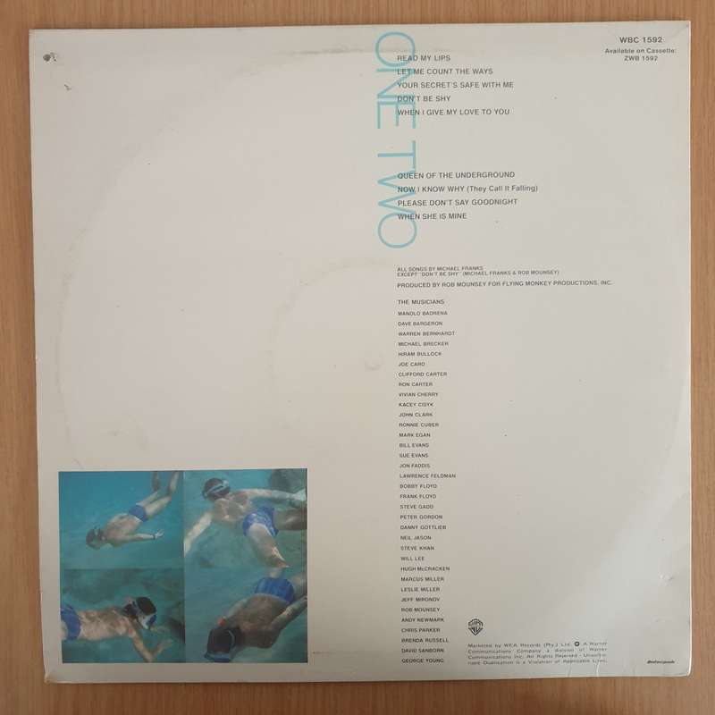 Michael Franks  Skin Dive - Vinyl LP Record - Very-Good+ Quality (VG+) (verygoodplus)