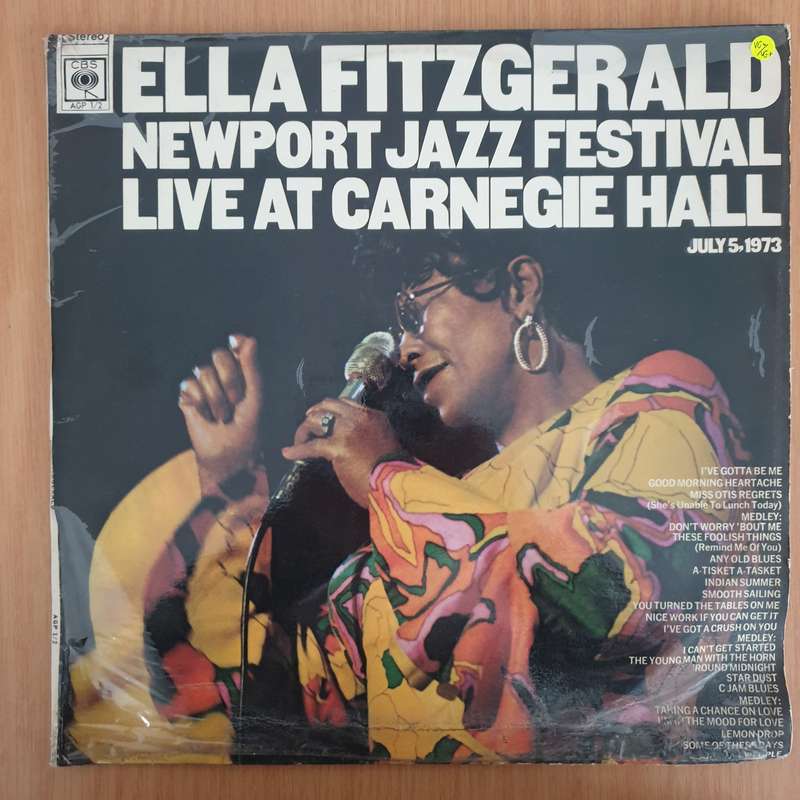 Ella Fitzgerald  Newport Jazz Festival Live At Carnegie Hall, July 5, 1973 - Double  Vinyl LP ...