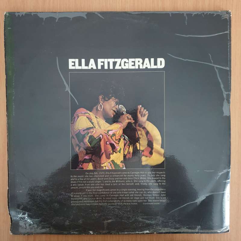 Ella Fitzgerald  Newport Jazz Festival Live At Carnegie Hall, July 5, 1973 - Double  Vinyl LP ...