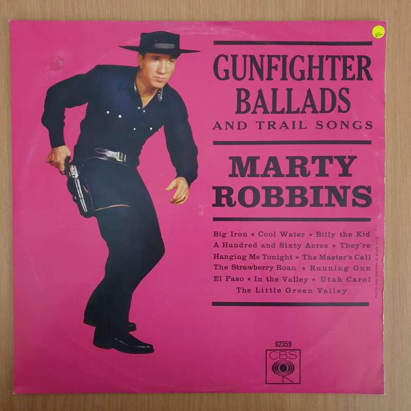 Marty Robbins  Gunfighter Ballads And Trail Songs - Vinyl LP Record - Very-Good+ Quality (VG+)...