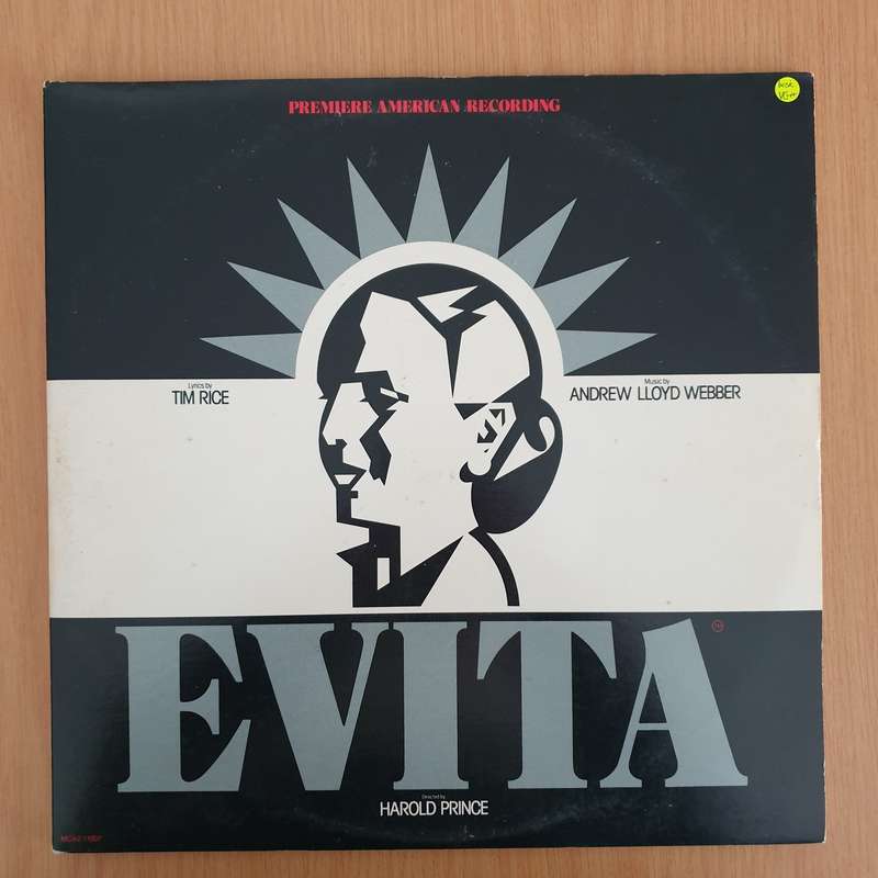 Evita: Premiere American Recording - Andrew Lloyd Webber And Tim Rice (with booklet)  Vinyl LP...