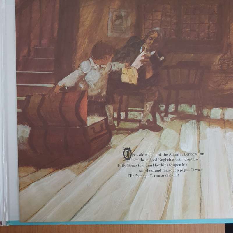 Walt Disney Presents The Story Of Treasure Island  Vinyl LP Record - Very-Good+ Quality (VG+)