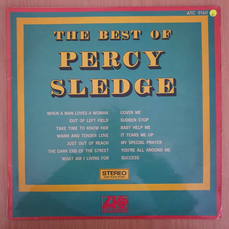 Percy Sledge - The Best of Percy Sledge -  Vinyl LP Record - Very-Good Quality (VG)  (verry)