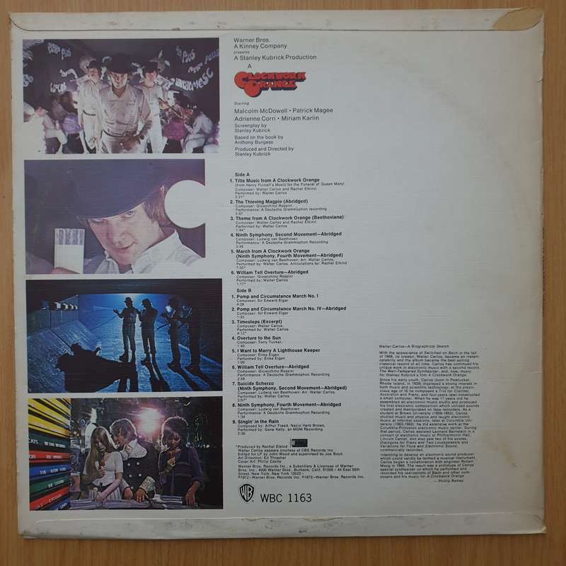 Clockwork Orange - Stanley Kubrick's   Vinyl LP Record - (VG+) (verygoodplus)