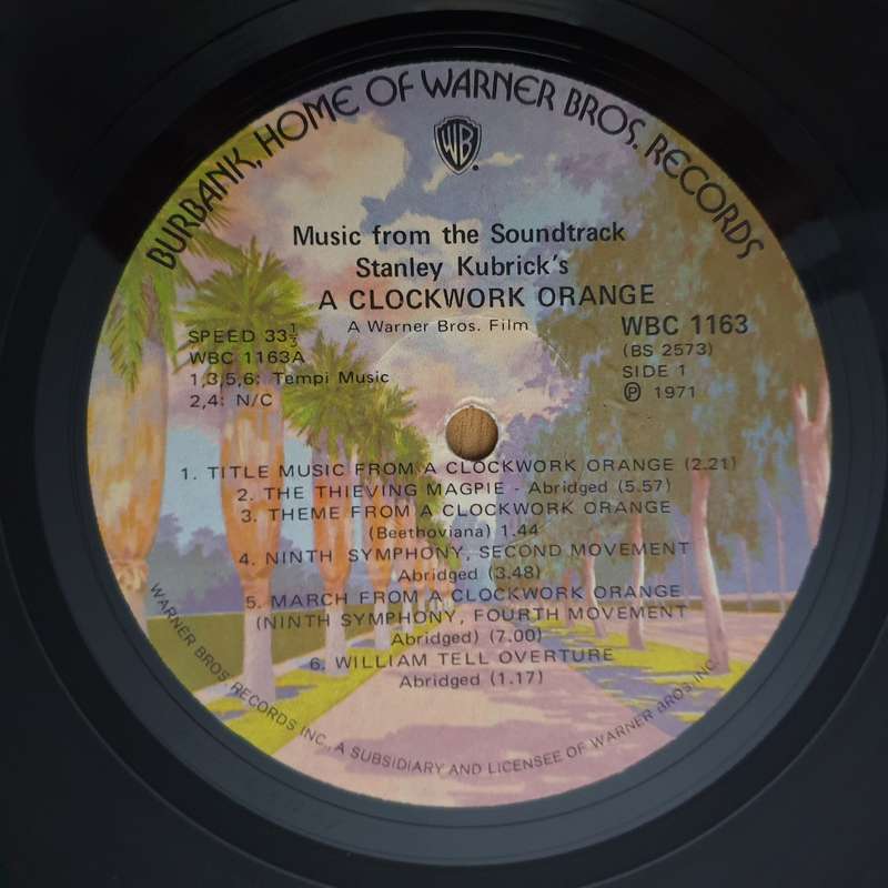 Clockwork Orange - Stanley Kubrick's   Vinyl LP Record - (VG+) (verygoodplus)