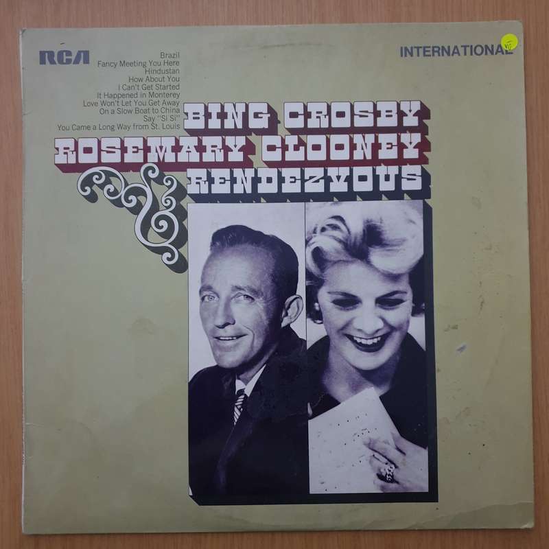 Bing Crosby, Rosemary Clooney  Rendezvous  - Vinyl LP Record - Very-Good- Quality (VG-) (minus)