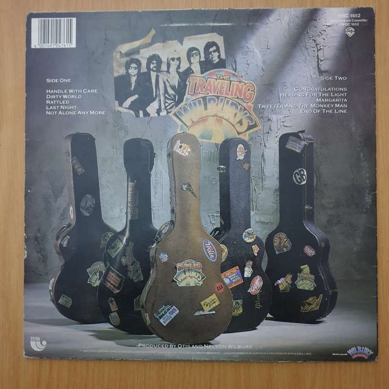 Traveling Wilburys (Dylan, Harrison, Lynne, Orbison, Petty) - Vol 1 (1st Album of 2 Albums made) ...