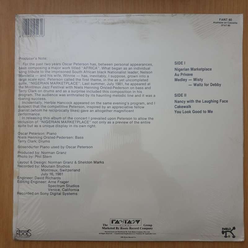 Oscar Peterson Trio - Nigerian Marketplace -  Recorded live 1981 at The Montreux Jazz Festival - ...