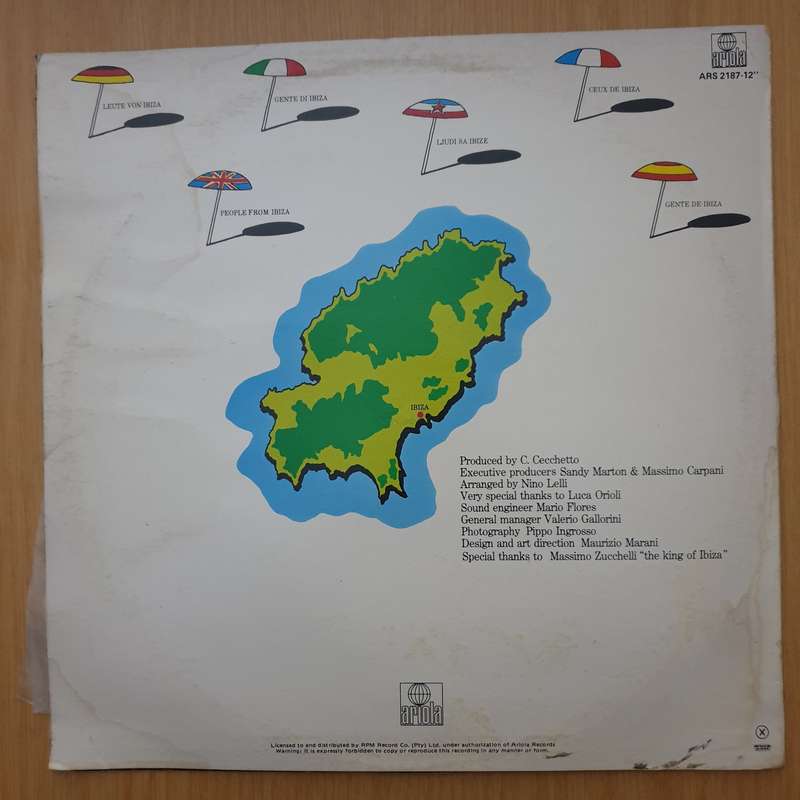 Sandy Marton  People From Ibiza - Vinyl LP Record - Very-Good+ Quality (VG+) (verygoodplus)