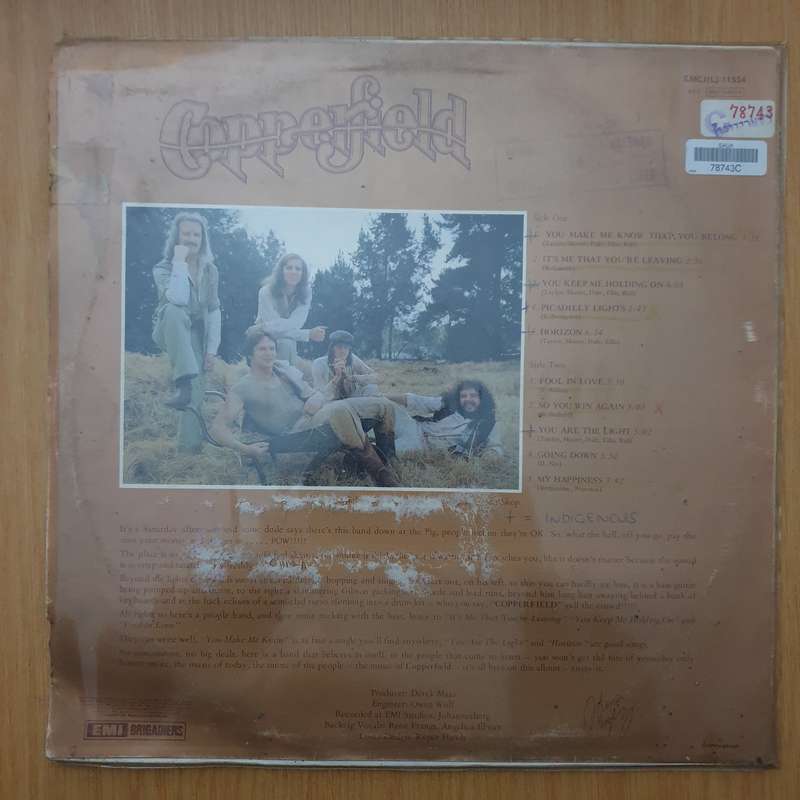 Copperfield  So You Win Again - Vinyl LP Record - Very-Good+ Quality (VG+) (verygoodplus)