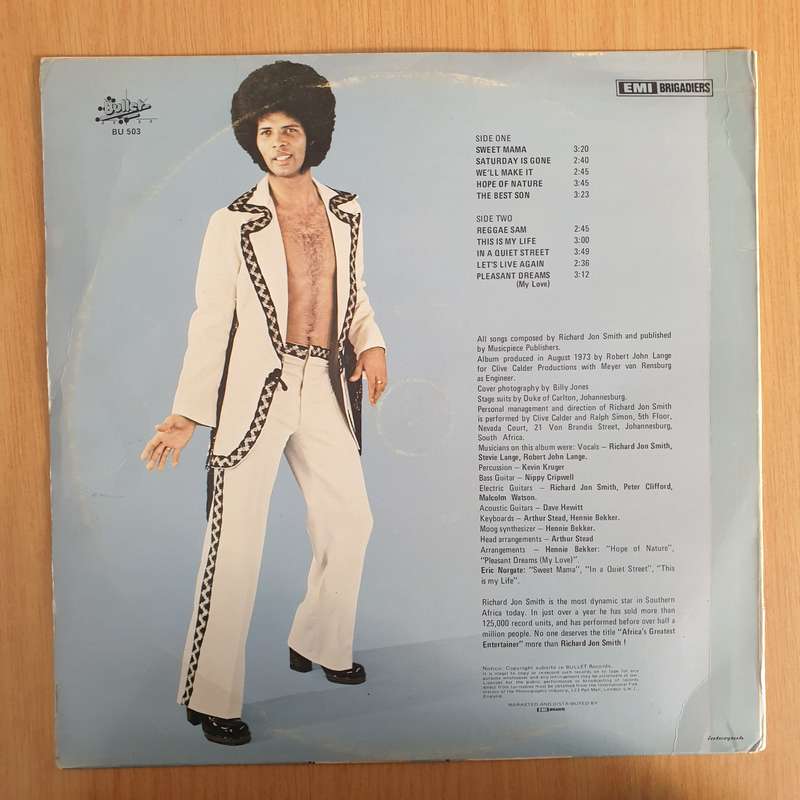 Richard Jon Smith  Sweet Mama - Vinyl LP Record - Very-Good+ Quality (VG+) (verygoodplus)