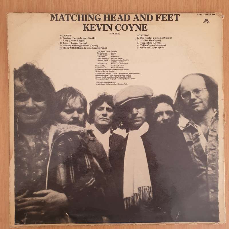 Kevin Coyne  Matching Head And Feet - Vinyl LP Record - Very-Good Quality (VG)  (verry)